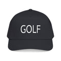Golf Embroidered Mid Profile Cap — Classic Two-Tone Golf Hat