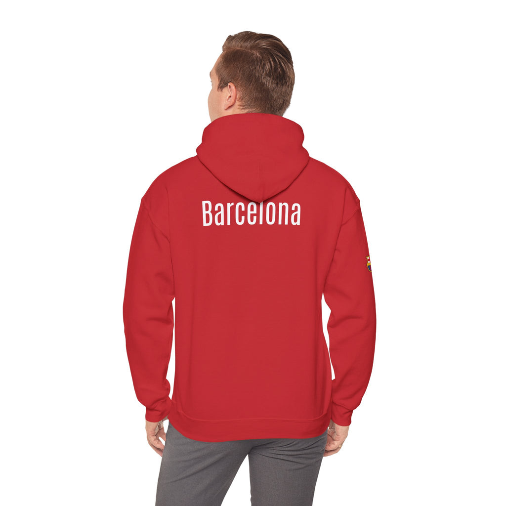 Hoodie  Barcelona Crest Hoodie with Small Badge
