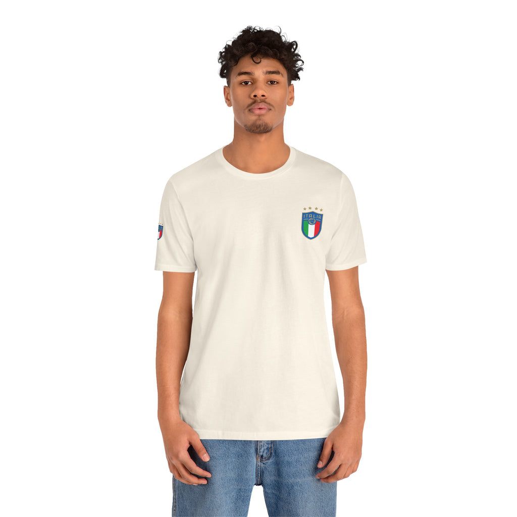 Italy Crest Tee  Italian Flag Shield T-Shirt