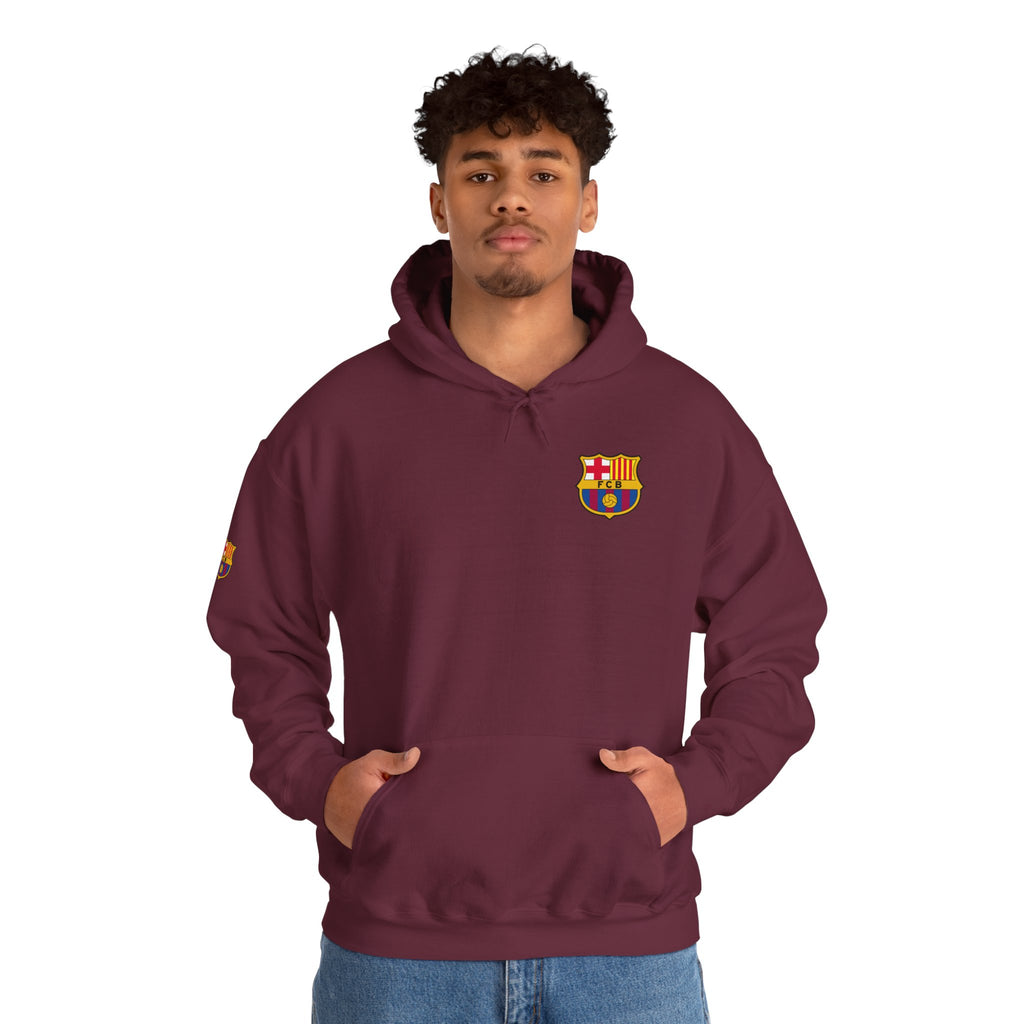 Hoodie  Barcelona Crest Hoodie with Small Badge