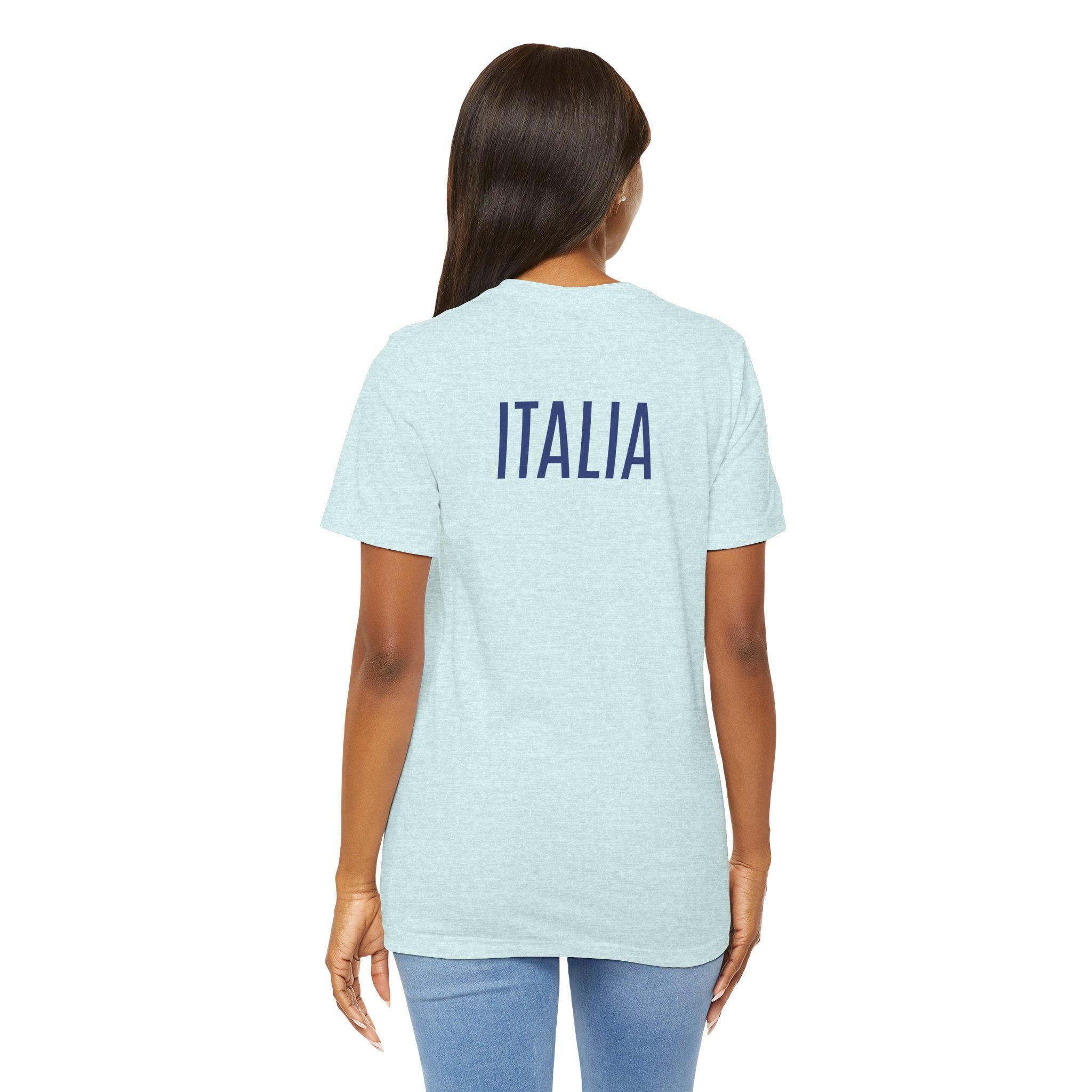 Italy Crest Tee  Italian Flag Shield T-Shirt