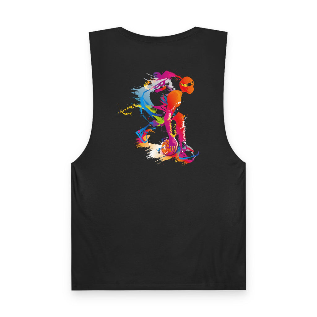 Basketball Tank Top  Colorful Player Graphic Athletic Workout Shirt