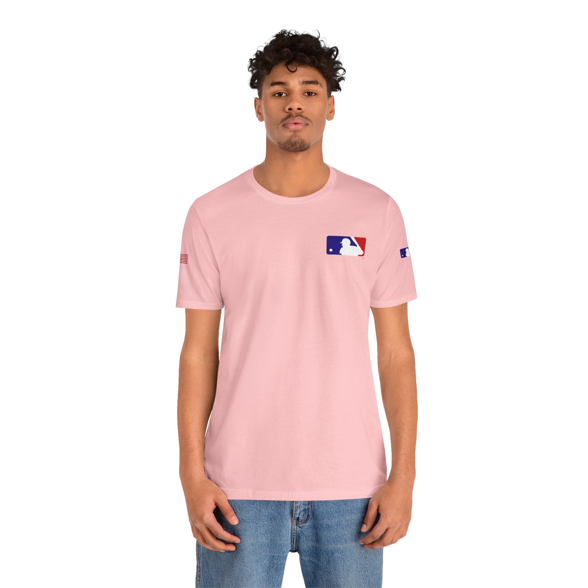 Baseball Logo T-Shirt  Minimal Chest Patch Tee