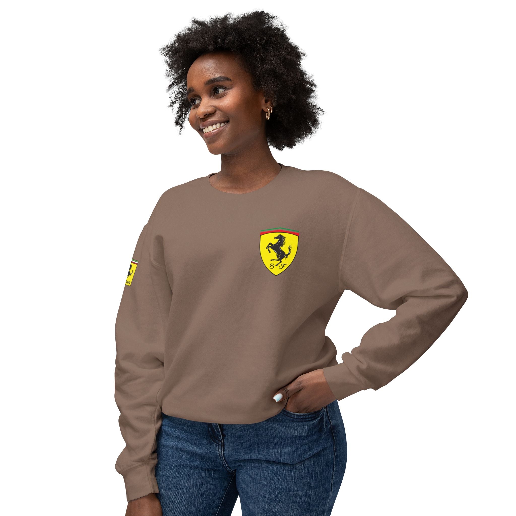 Ferrari Logo Crewneck Sweatshirt
