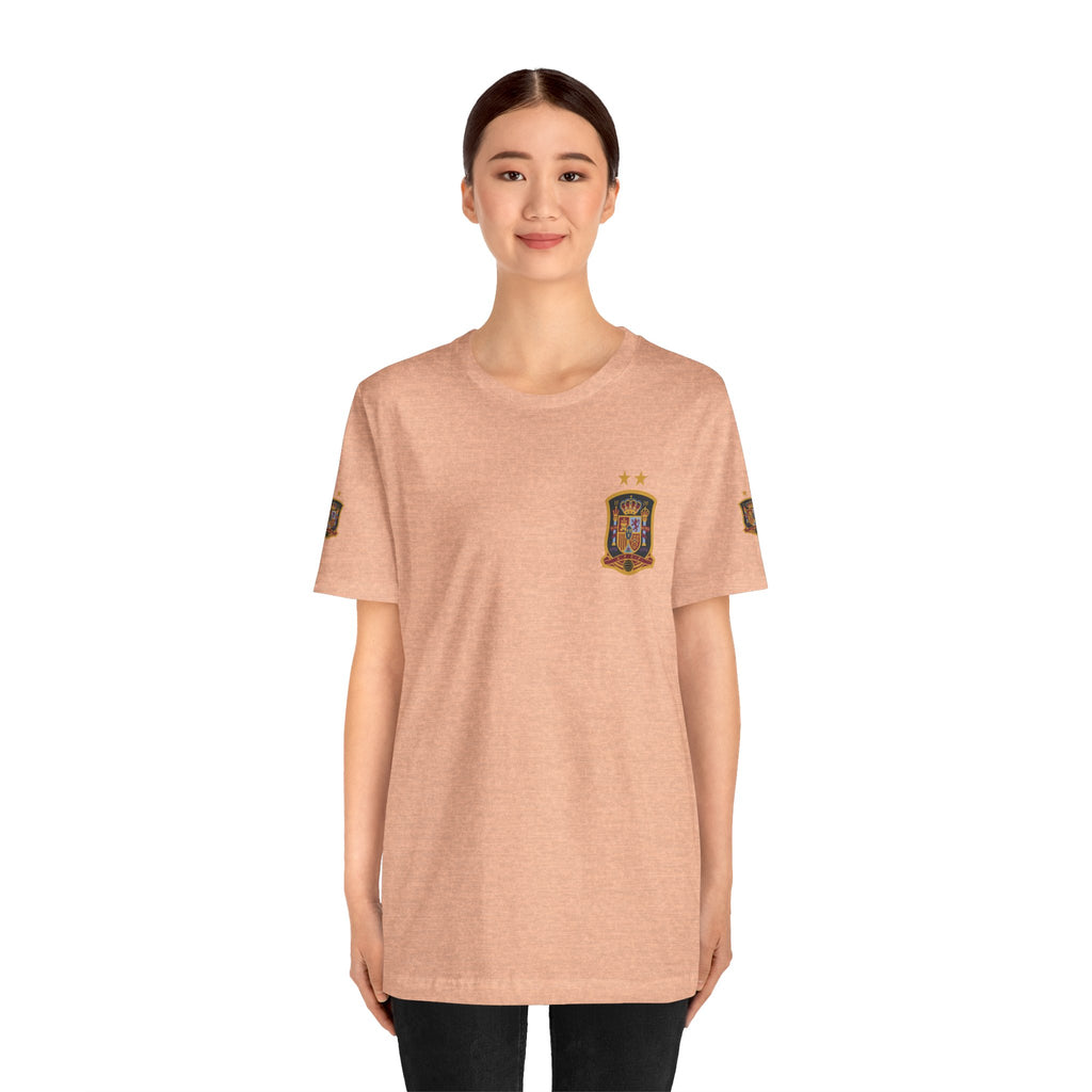 Spain Pride Unisex T-Shirt, Casual Wear, Spain Tee, Travel Souvenir, Sports Fan Gear, Spain Gifts, Cool Summer Shirt