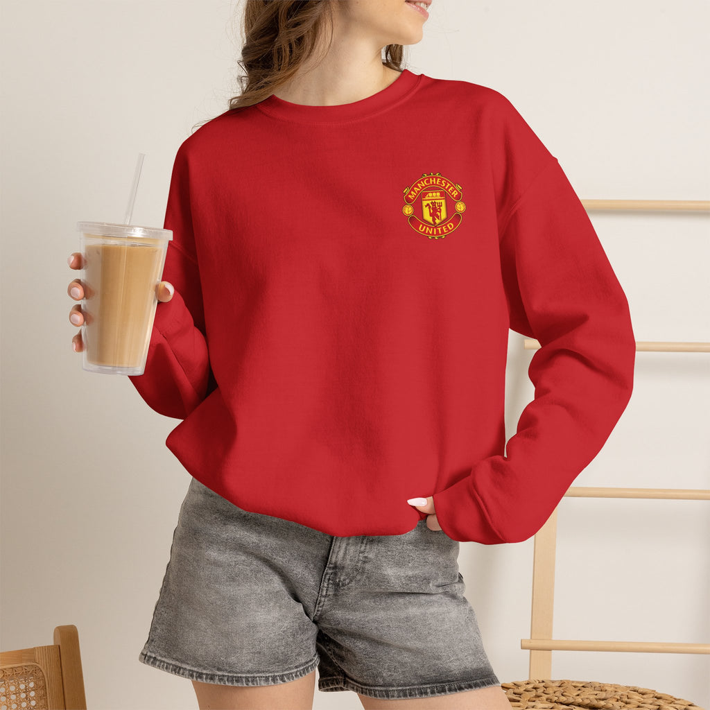 Crewneck Sweatshirt — Manchester United FC Logo Pullover