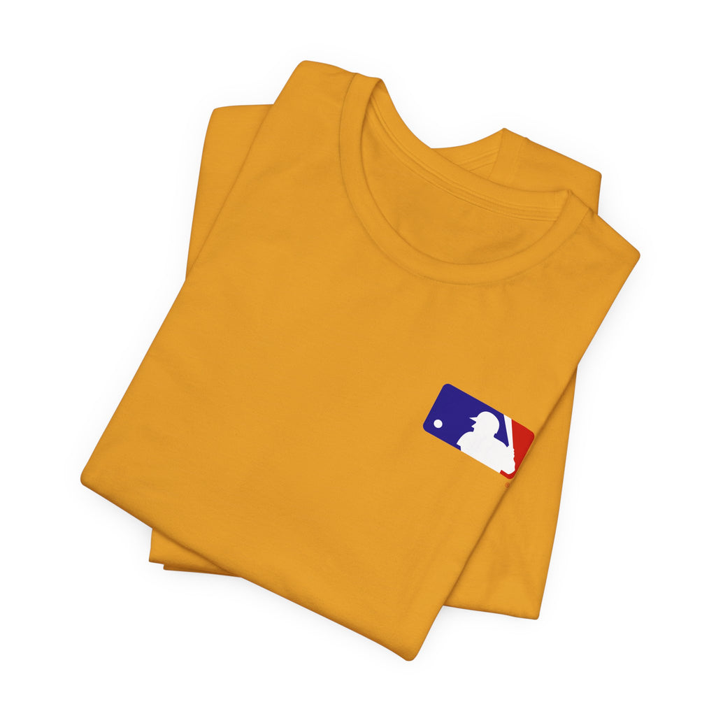 Baseball Logo T-Shirt  Minimal Chest Patch Tee