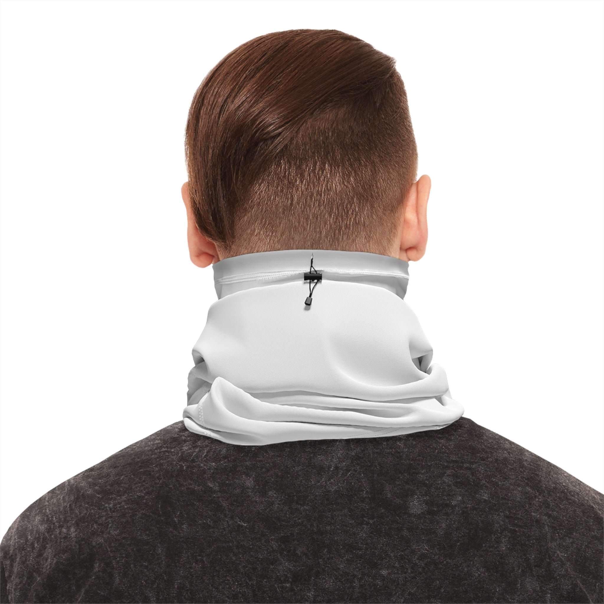 California Summer Paradise Neck Gaiter Palm Tree Beach Face Cover with Drawstring