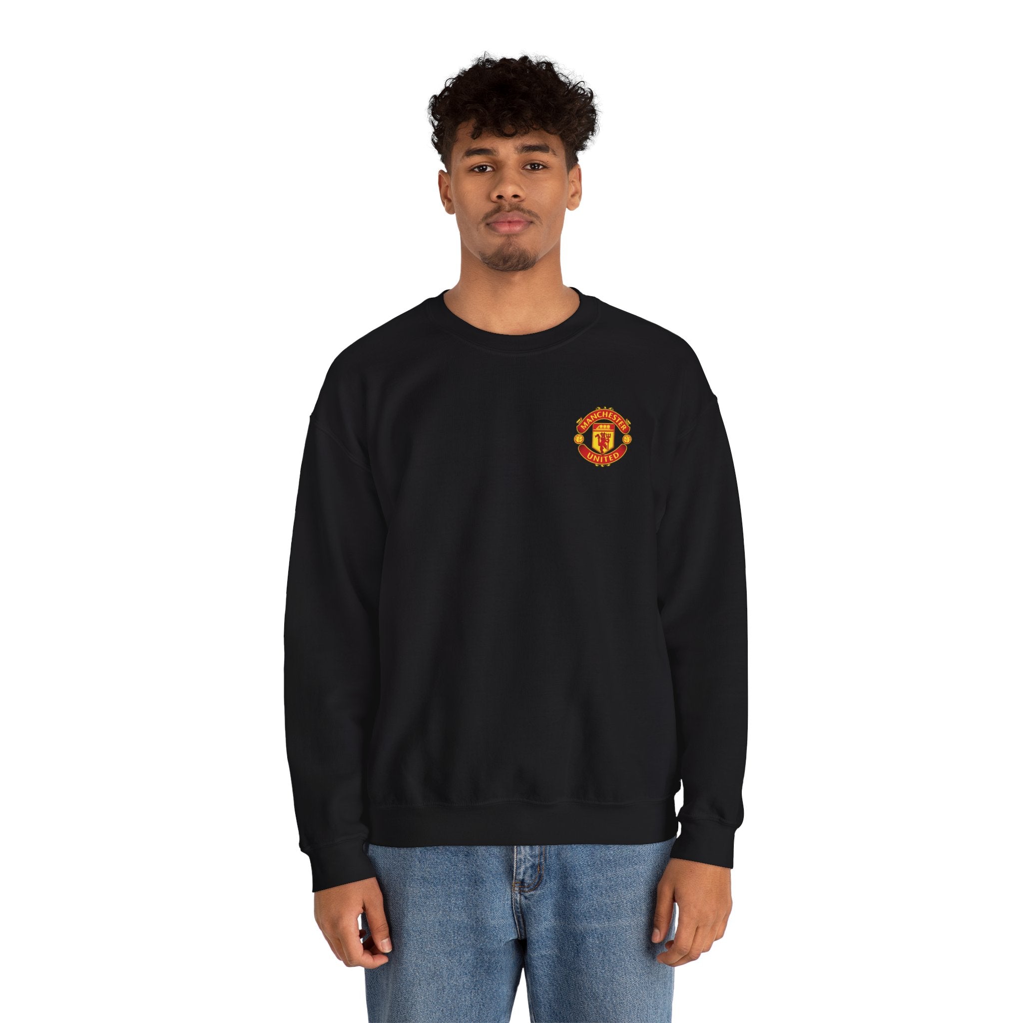 Crewneck Sweatshirt — Manchester United FC Logo Pullover