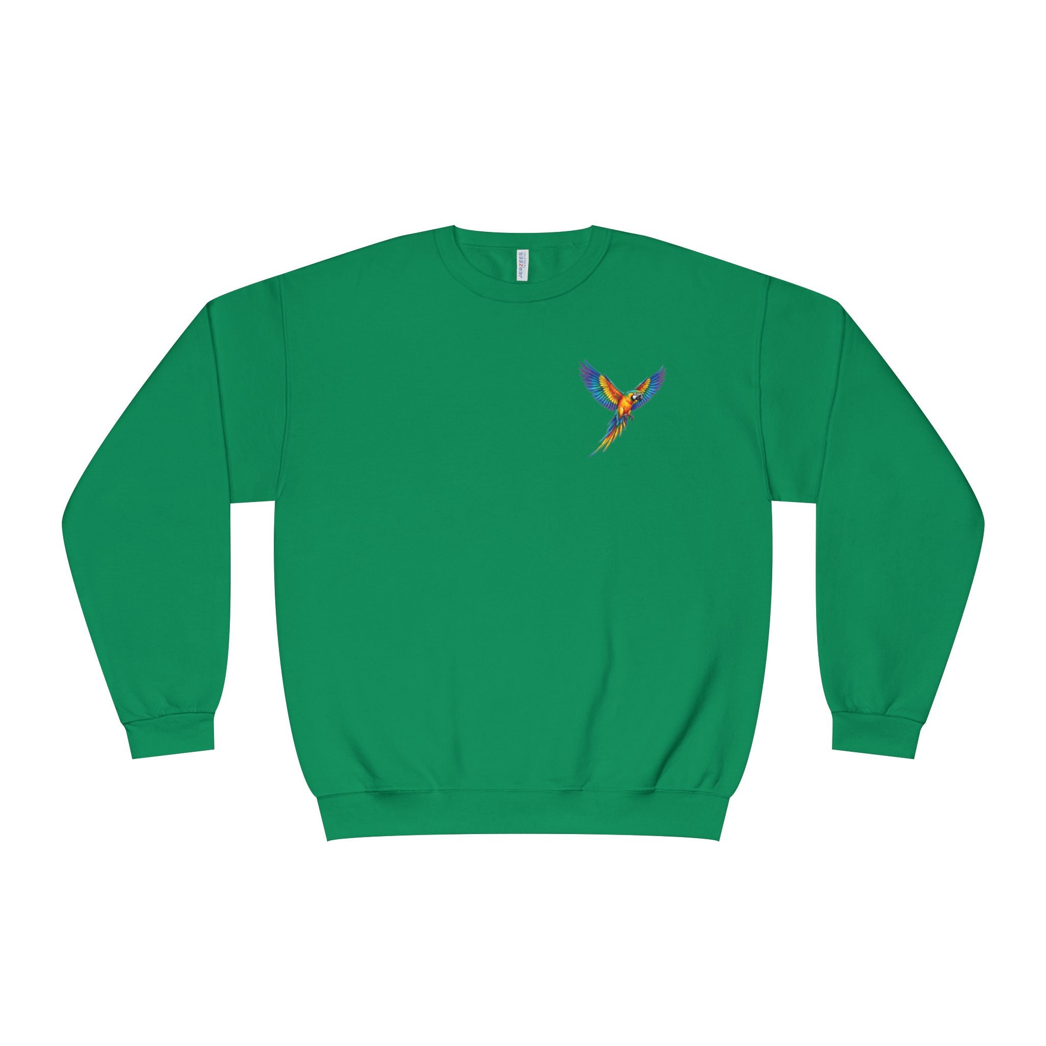 Tropical Beach Icons Sweatshirt Hummingbird Chest