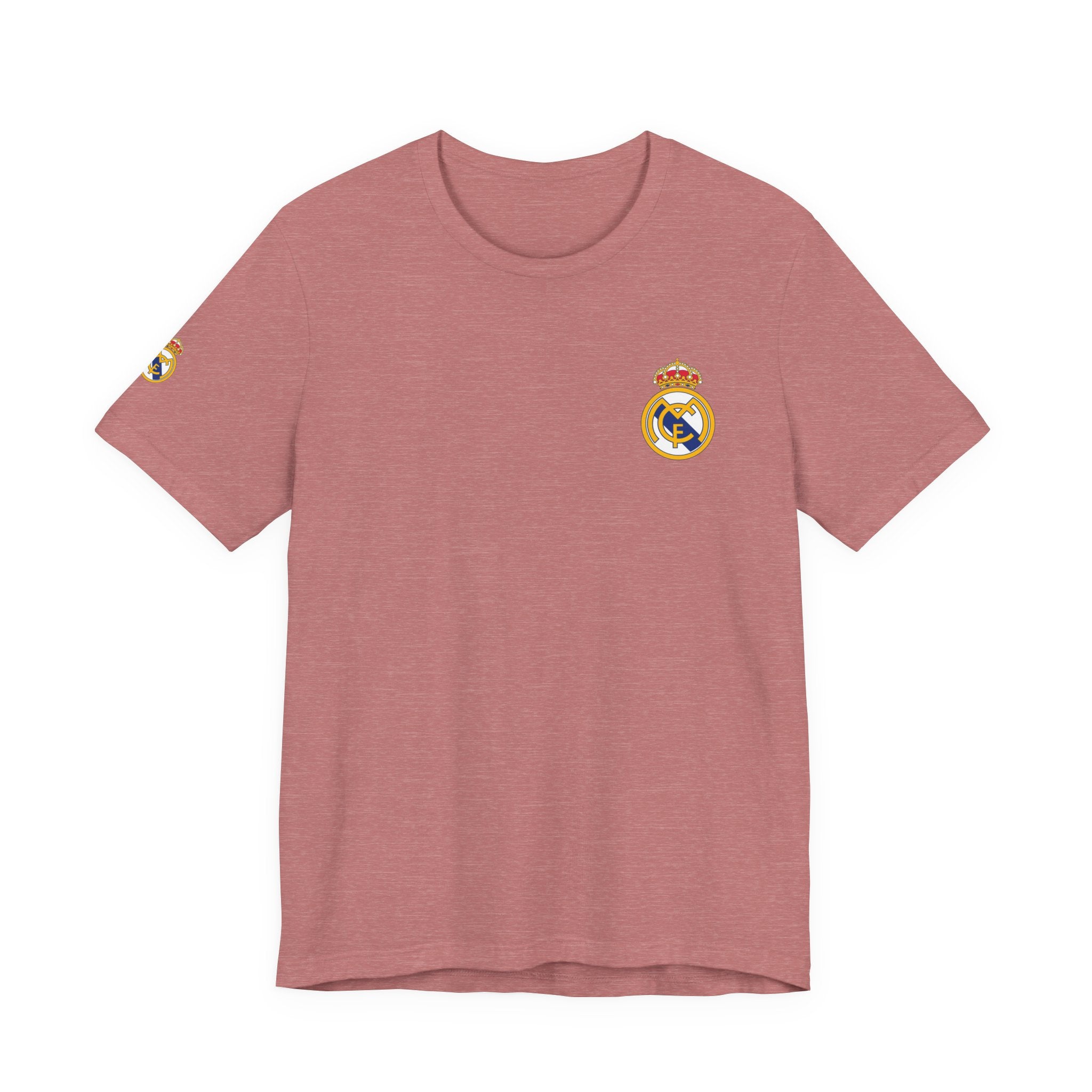 Real Madrid Crest Tee  White Short Sleeve Soccer Shirt