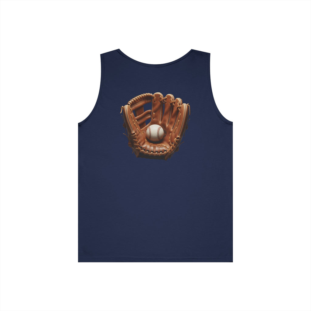 Baseball Glove Tank Top  Vintage Mitt & Ball Graphic