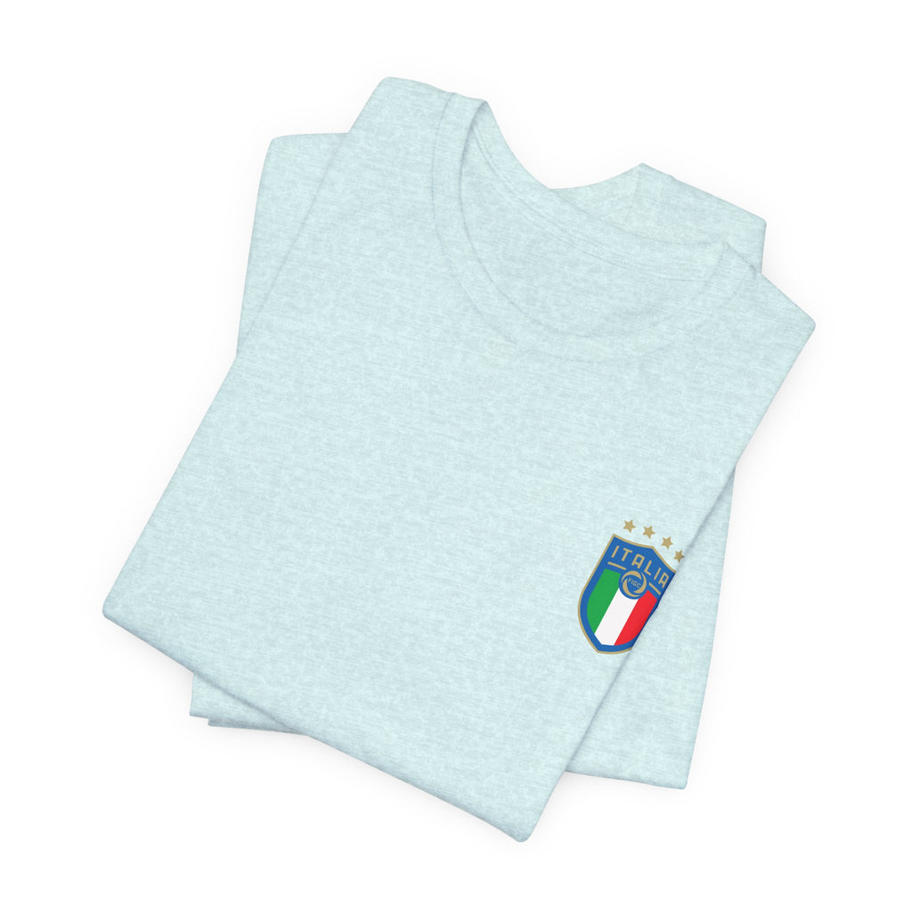 Italy Crest Tee  Italian Flag Shield T-Shirt