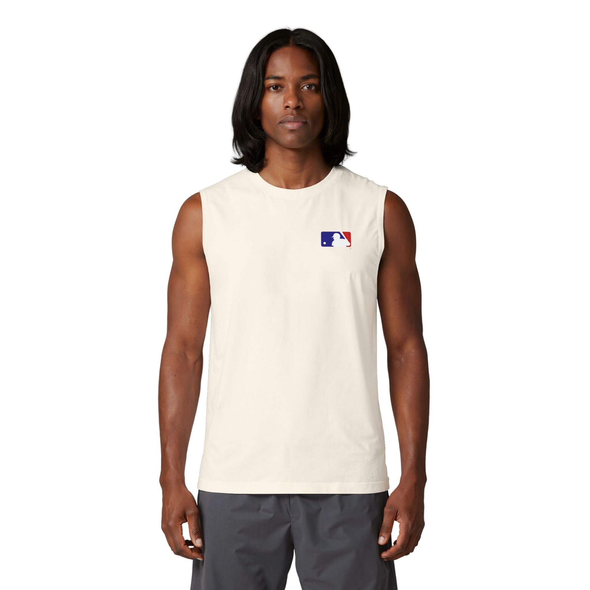 Baseball Logo Muscle Tank  MLB Inspired Sleeveless Tee