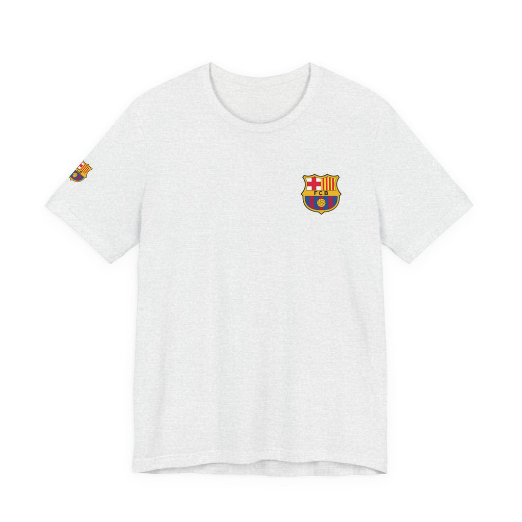 Barcelona Crest T‑Shirt  Minimal Football Fan Tee