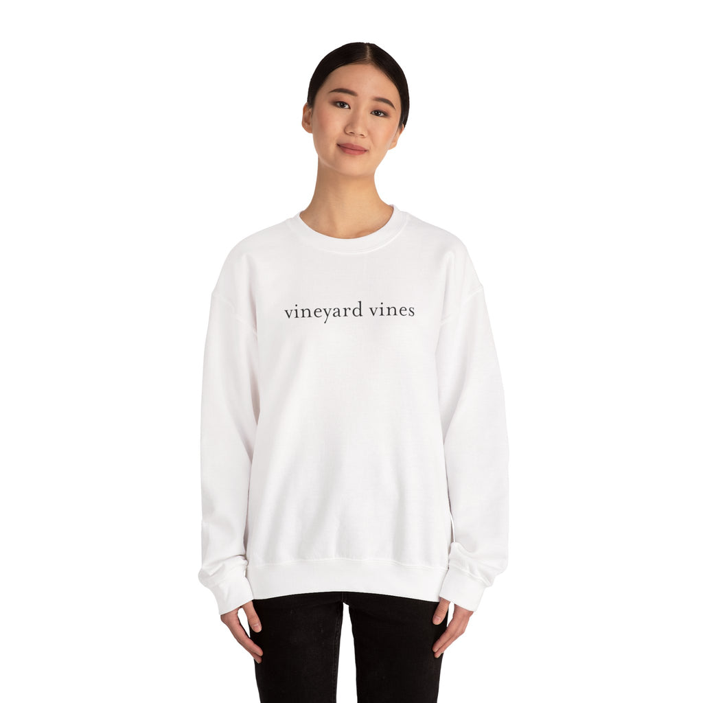 Pink Whale Logo Sweatshirt | Vineyard Vines Style Crewneck