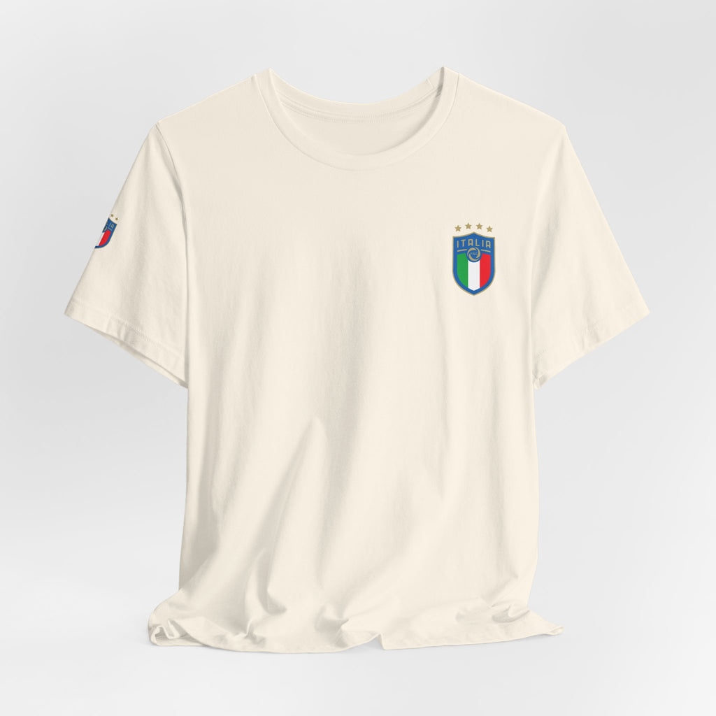 Italy Crest Tee  Italian Flag Shield T-Shirt