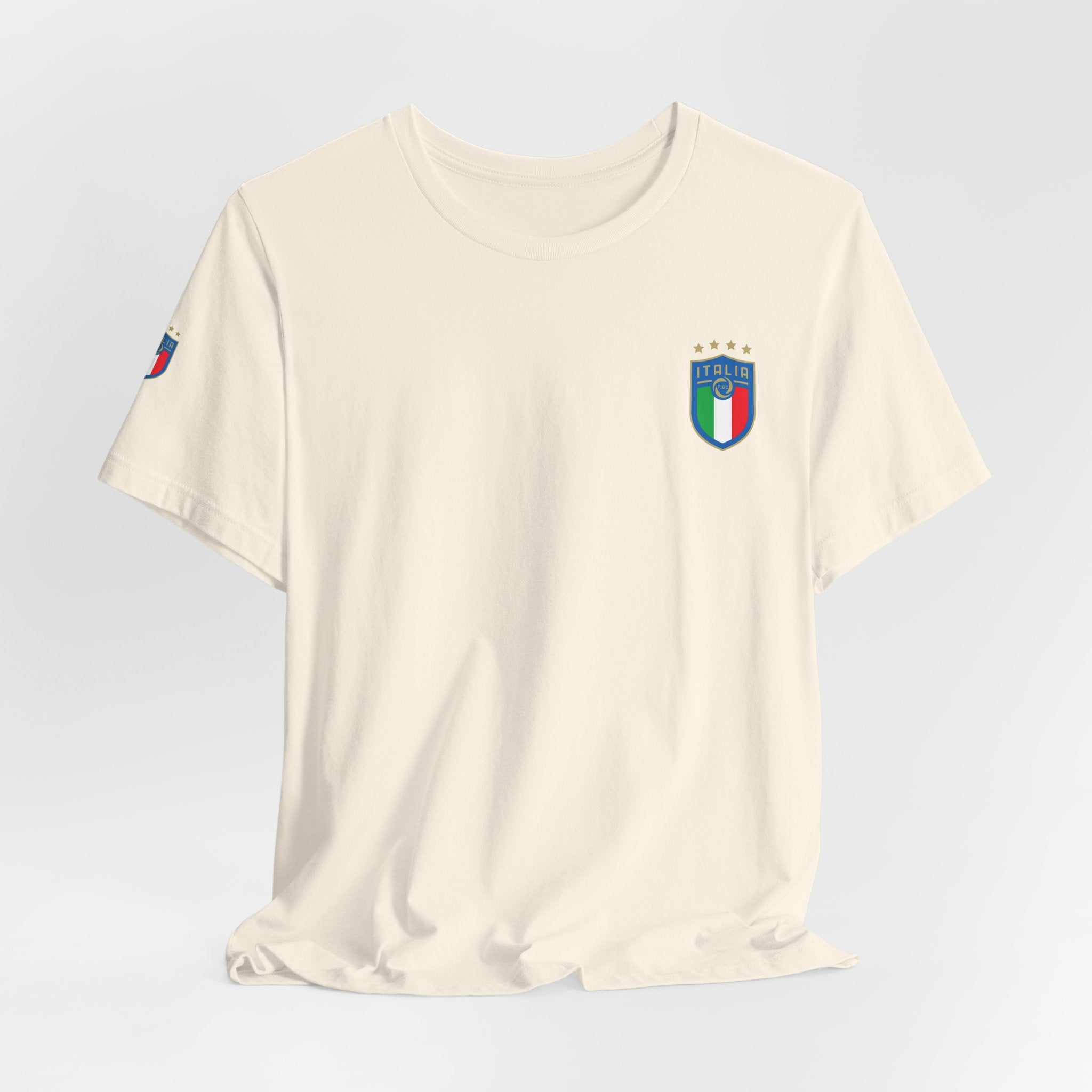 Italy Crest Tee  Italian Flag Shield T-Shirt