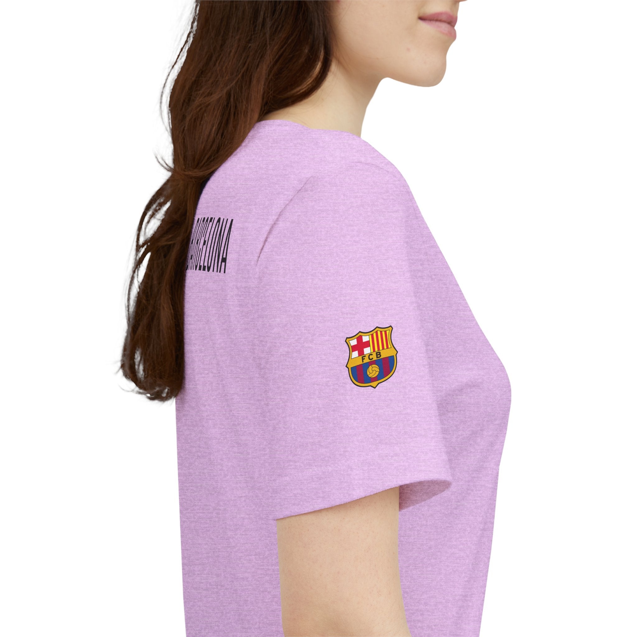 Barcelona Crest T‑Shirt  Minimal Football Fan Tee