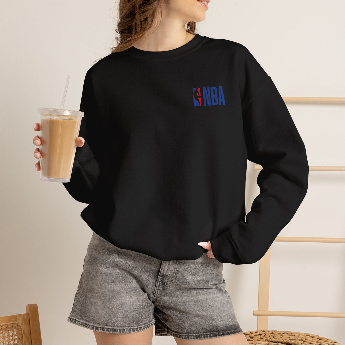 NBA Minimal Logo Crewneck Sweatshirt