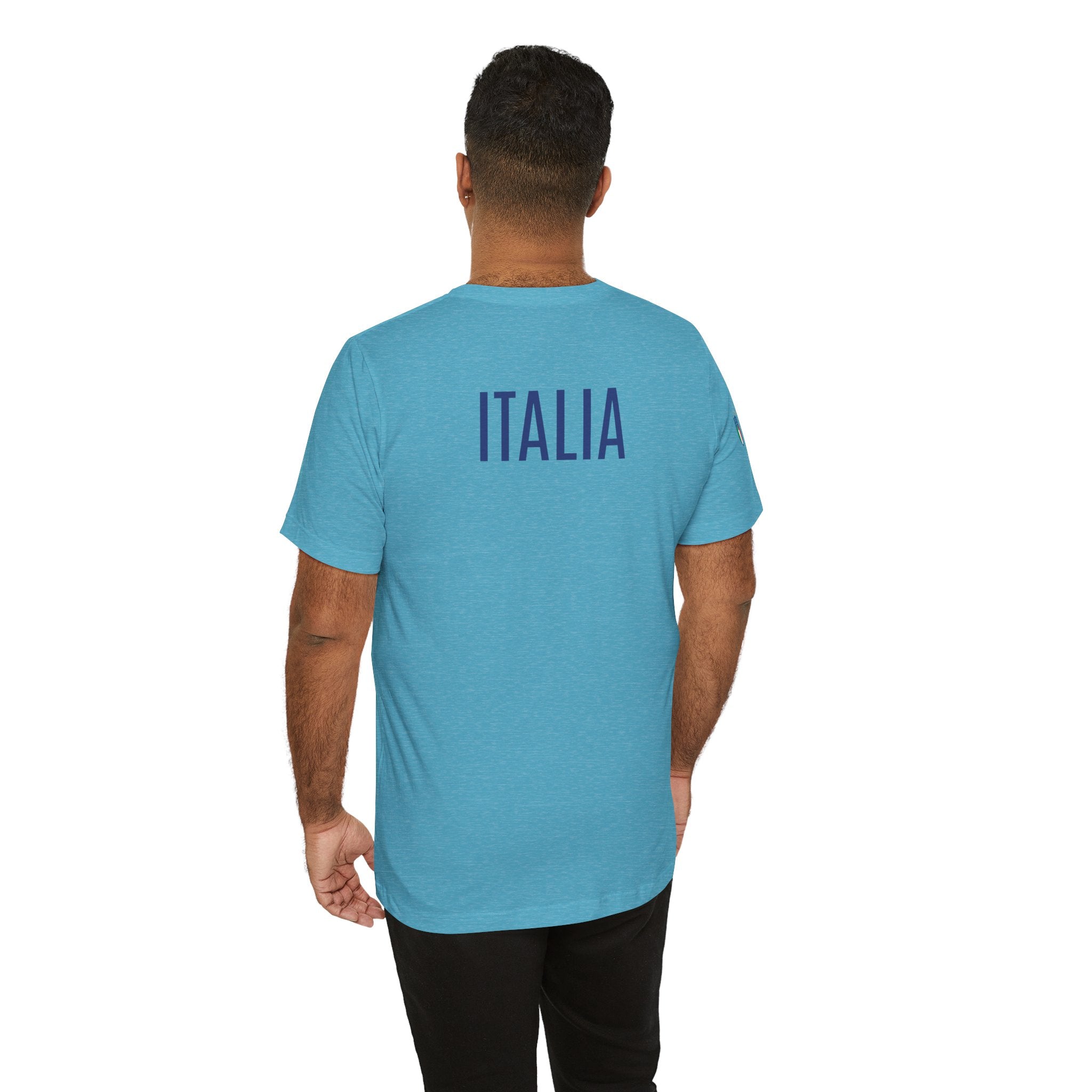 Italy Crest Tee  Italian Flag Shield T-Shirt