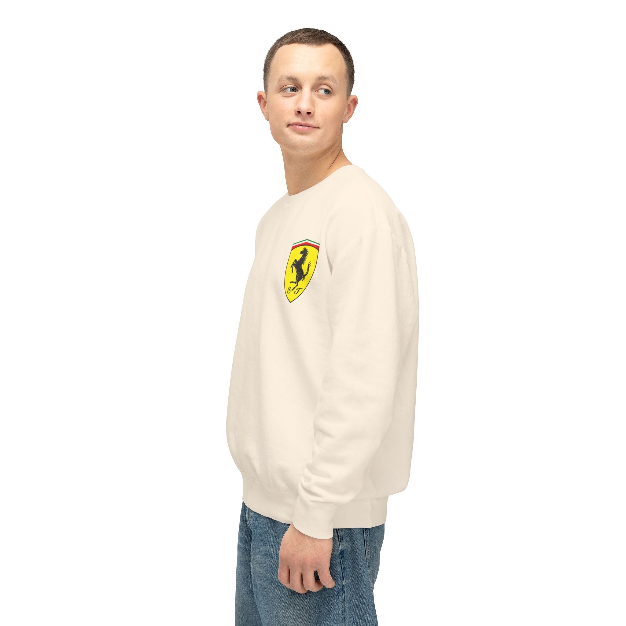 Ferrari Logo Crewneck Sweatshirt