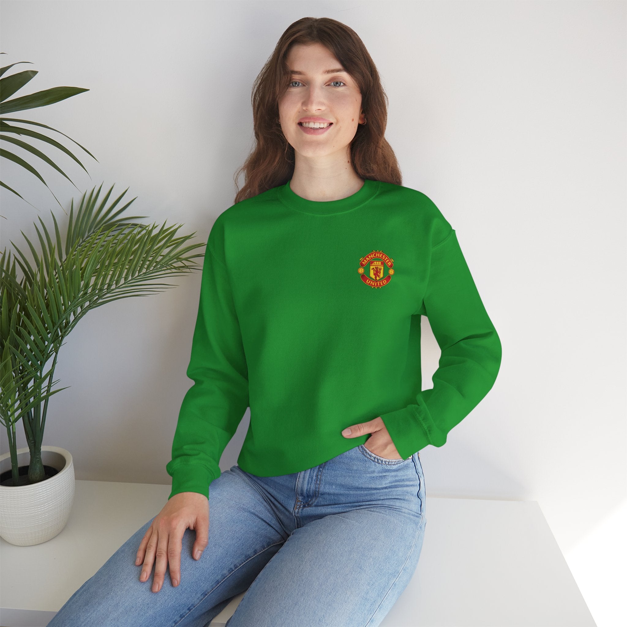 Crewneck Sweatshirt — Manchester United FC Logo Pullover
