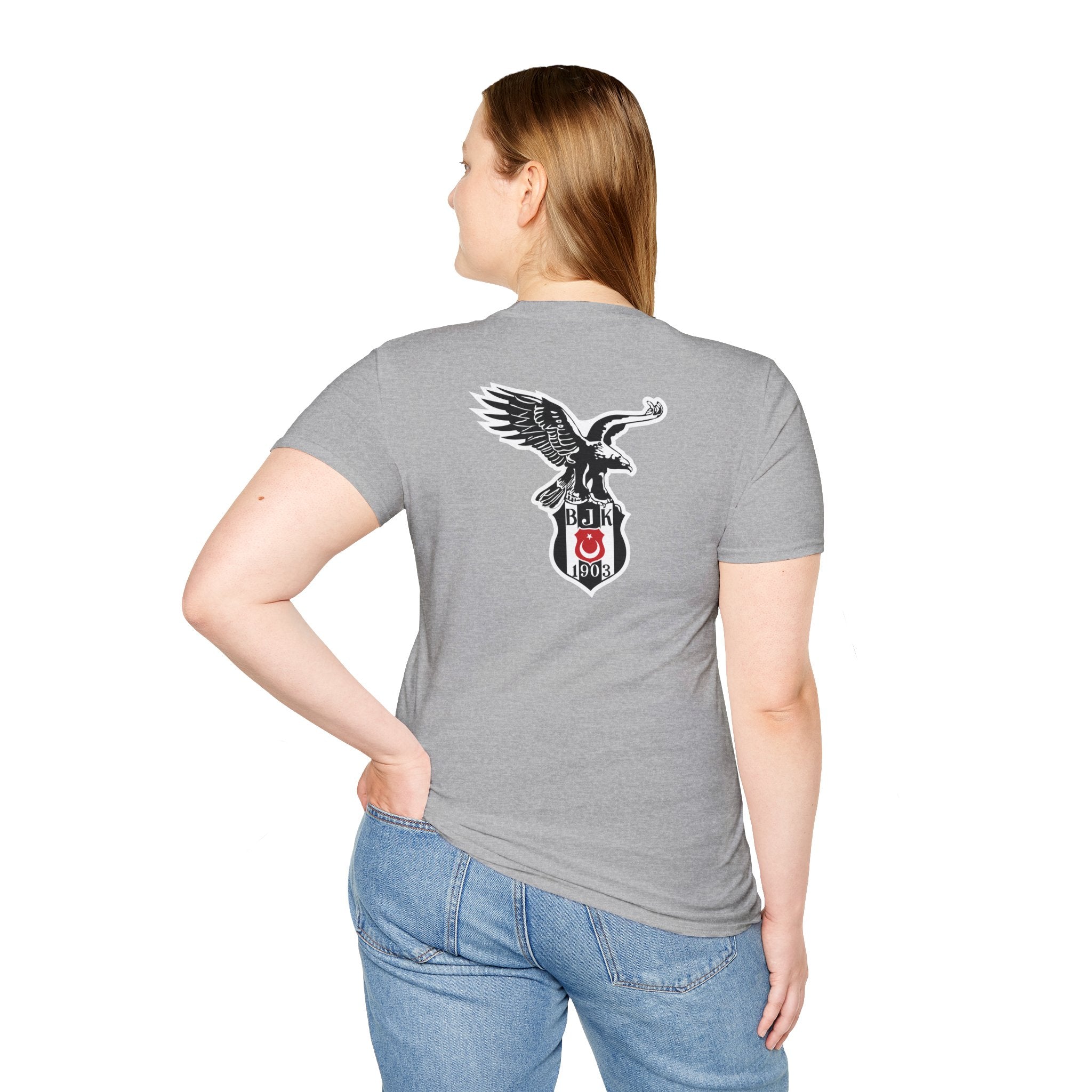 Besiktas Eagle T-Shirt  Football Club Crest Tee soccer jersey