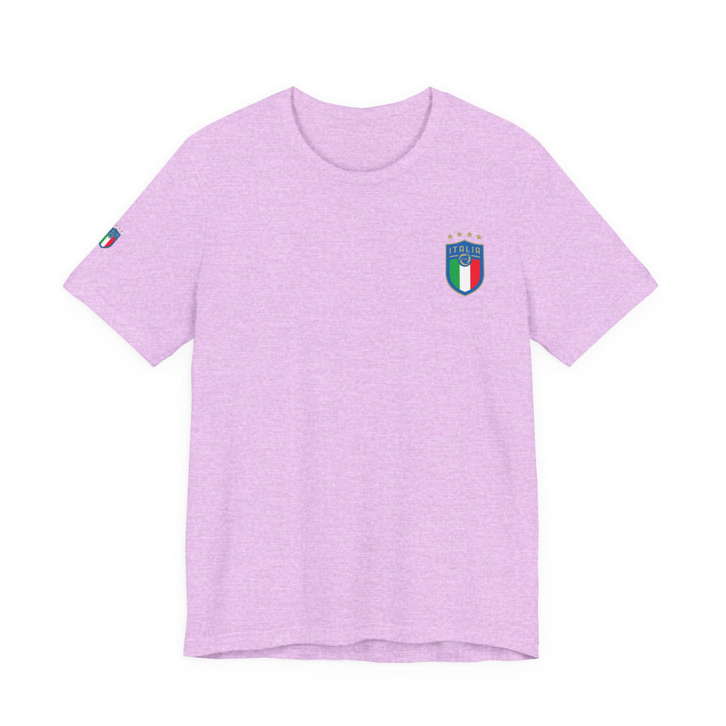 Italy Crest Tee  Italian Flag Shield T-Shirt
