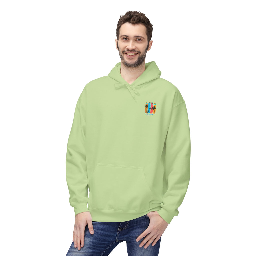 California Sunset Surf Hoodie  Summer Vacation Beach Pullover