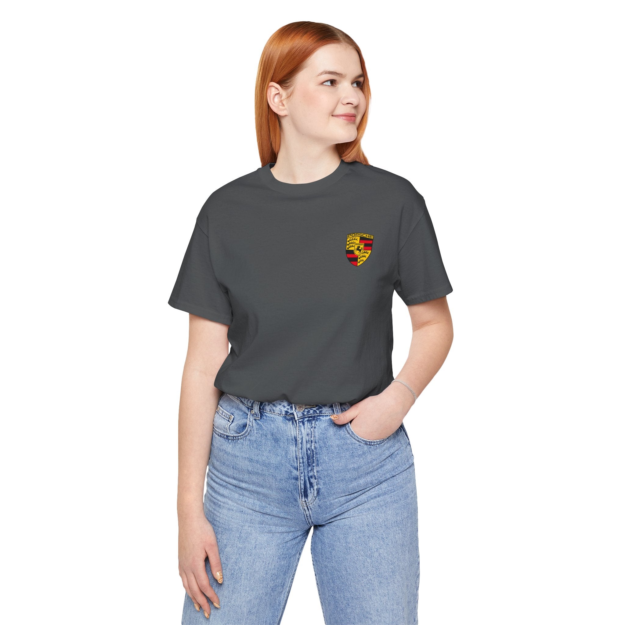 Porsche Crest Tee — Classic Logo Short Sleeve Shirt