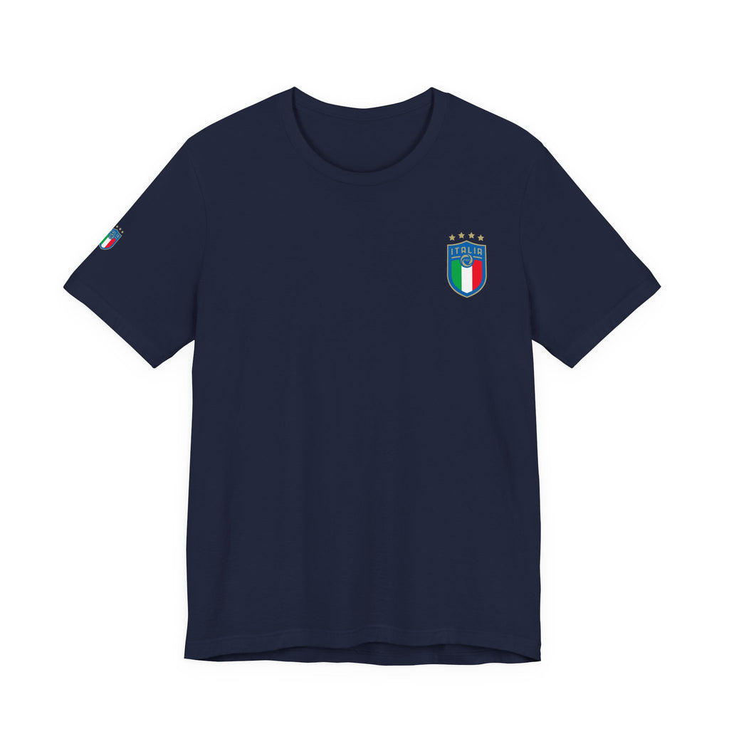 Italy Crest Tee  Italian Flag Shield T-Shirt