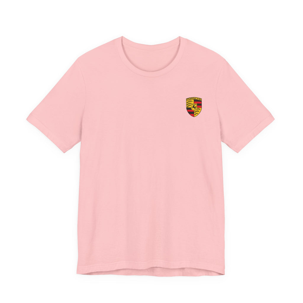 Porsche Crest Tee — Classic Logo Short Sleeve Shirt