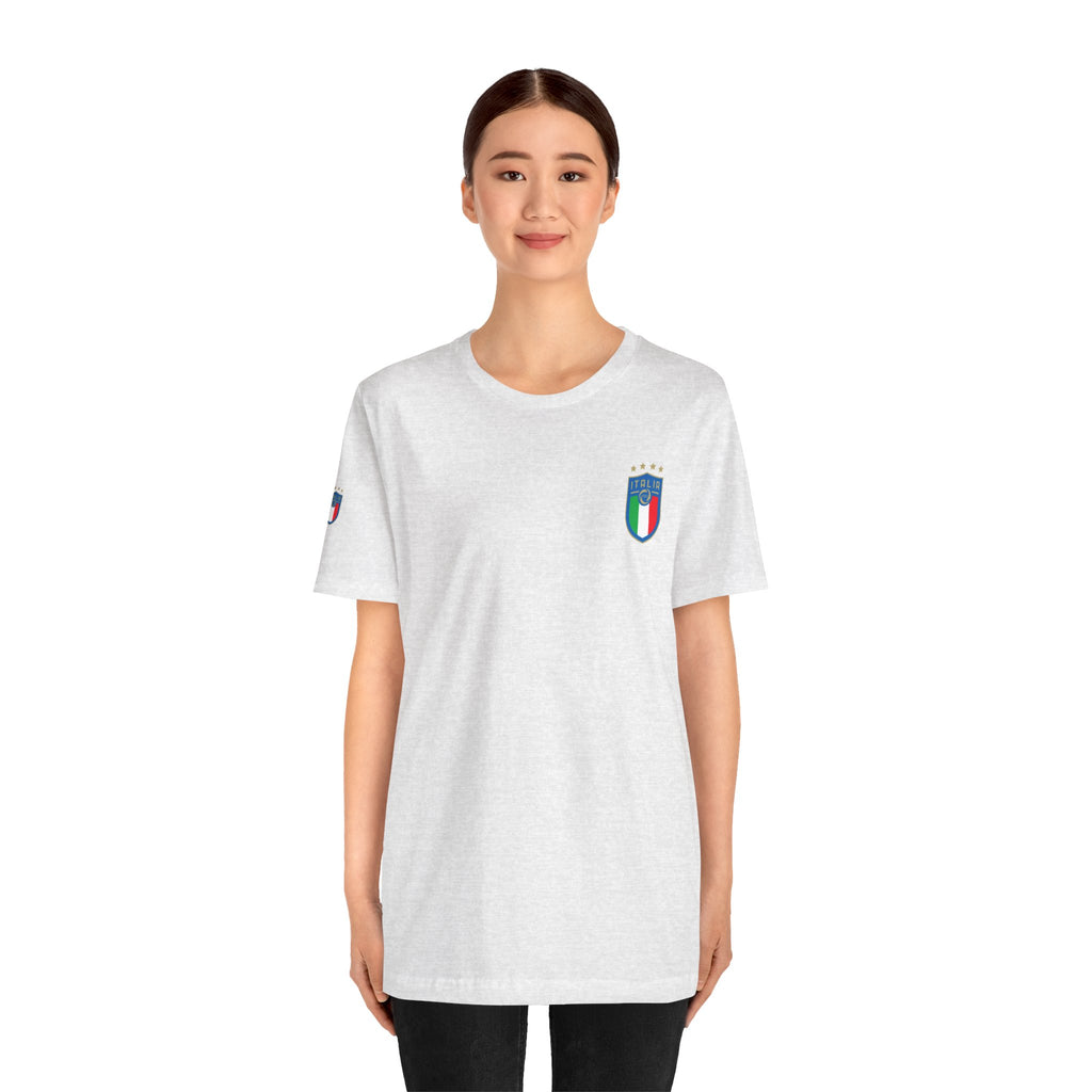 Italy Crest Tee  Italian Flag Shield T-Shirt