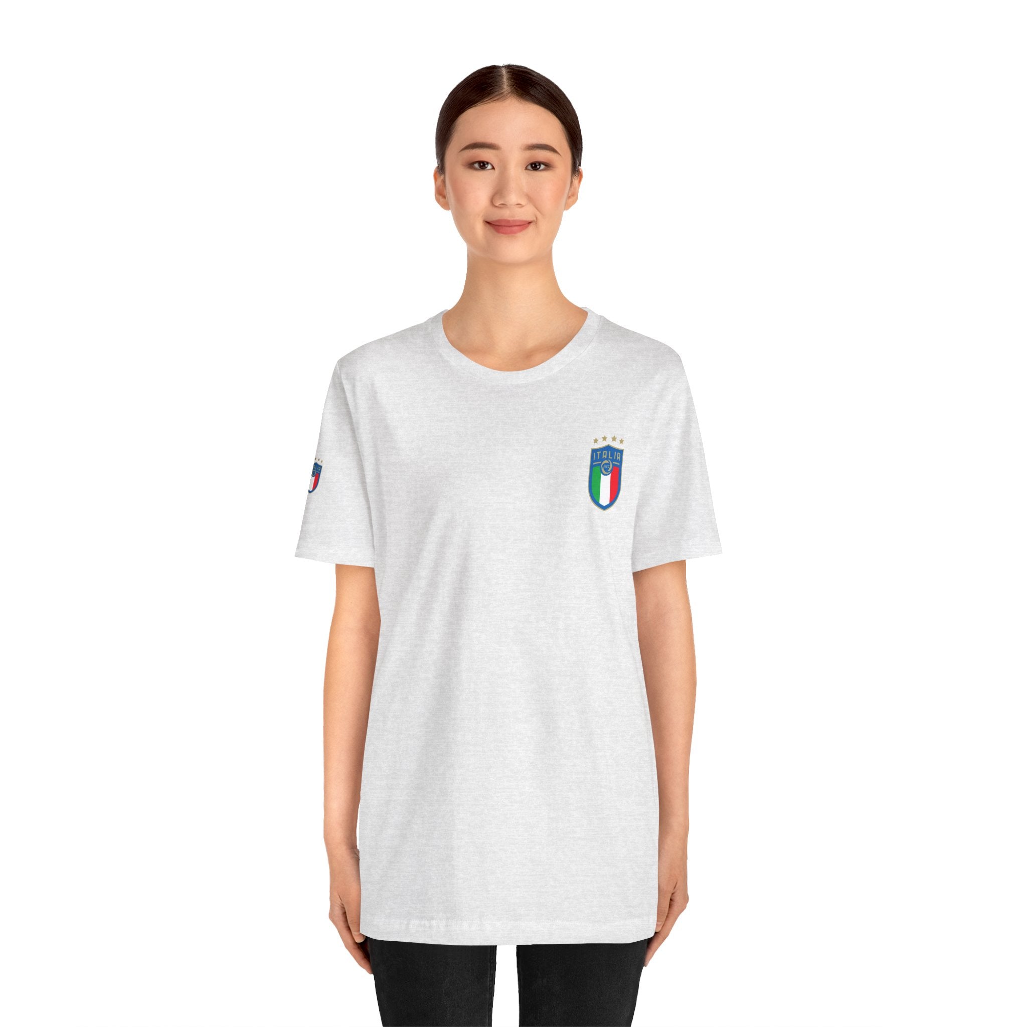 Italy Crest Tee  Italian Flag Shield T-Shirt