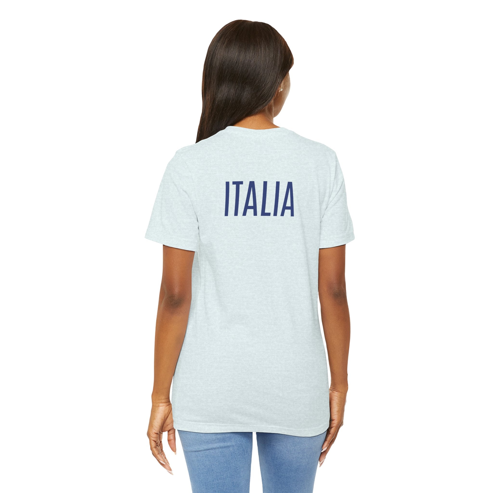 Italy Crest Tee  Italian Flag Shield T-Shirt