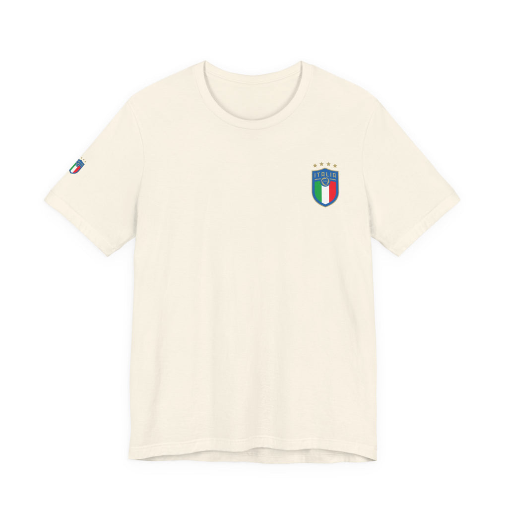 Italy Crest Tee  Italian Flag Shield T-Shirt