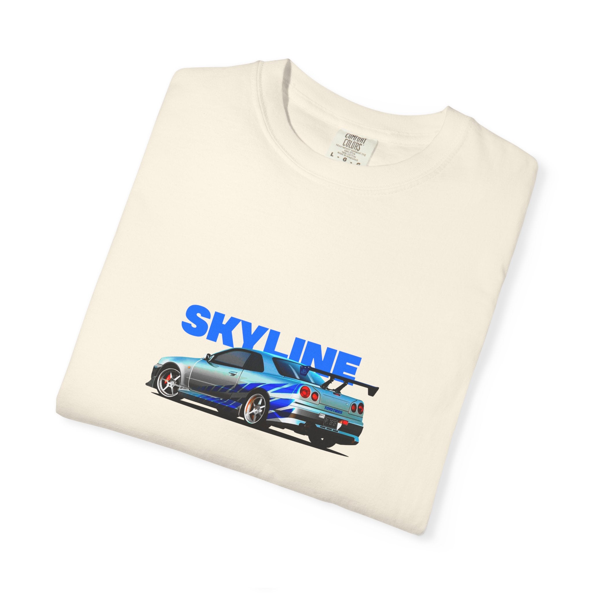 Nissan Skyline R34 Car T-shirt Vintage JDM Racing Tee