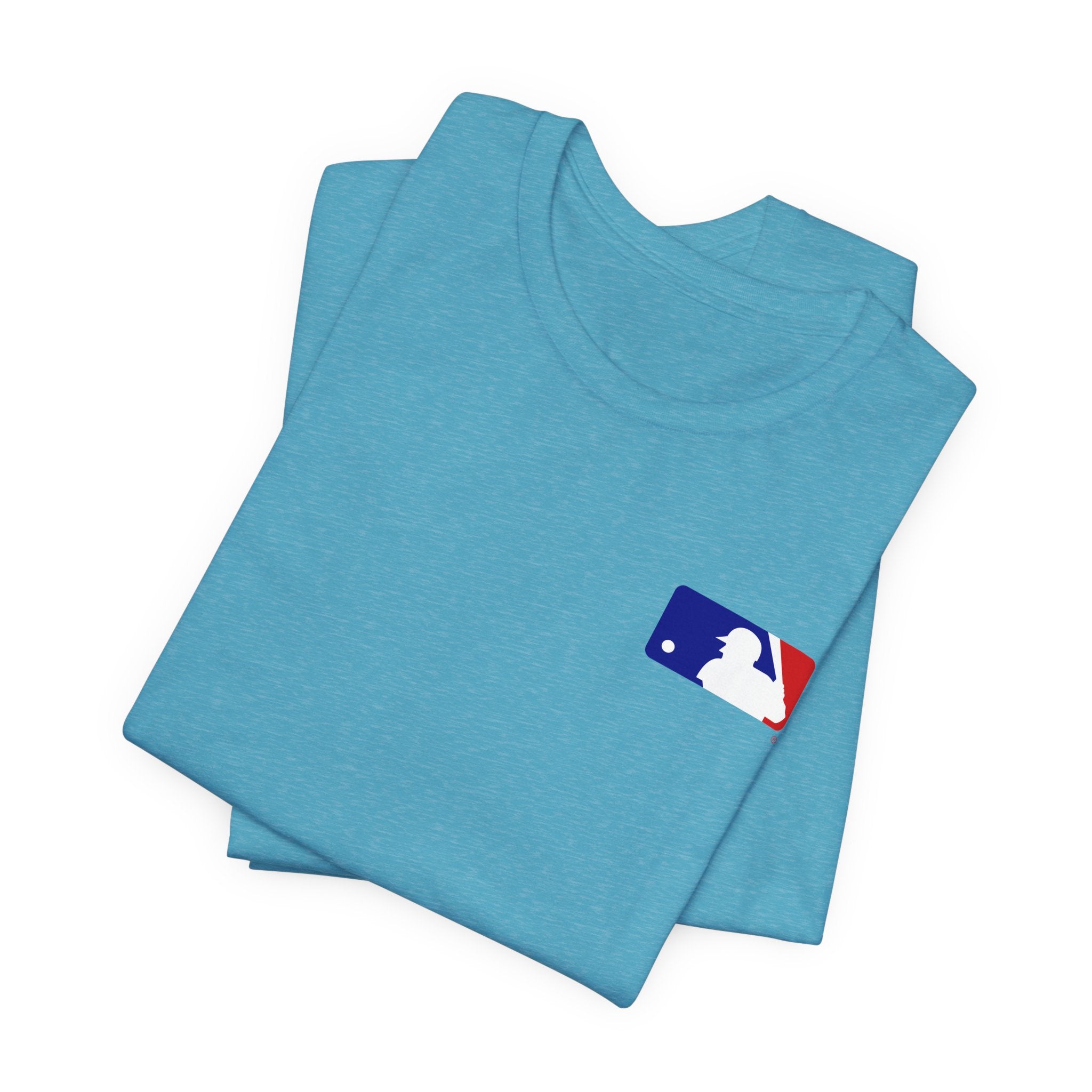 Baseball Logo T-Shirt  Minimal Chest Patch Tee