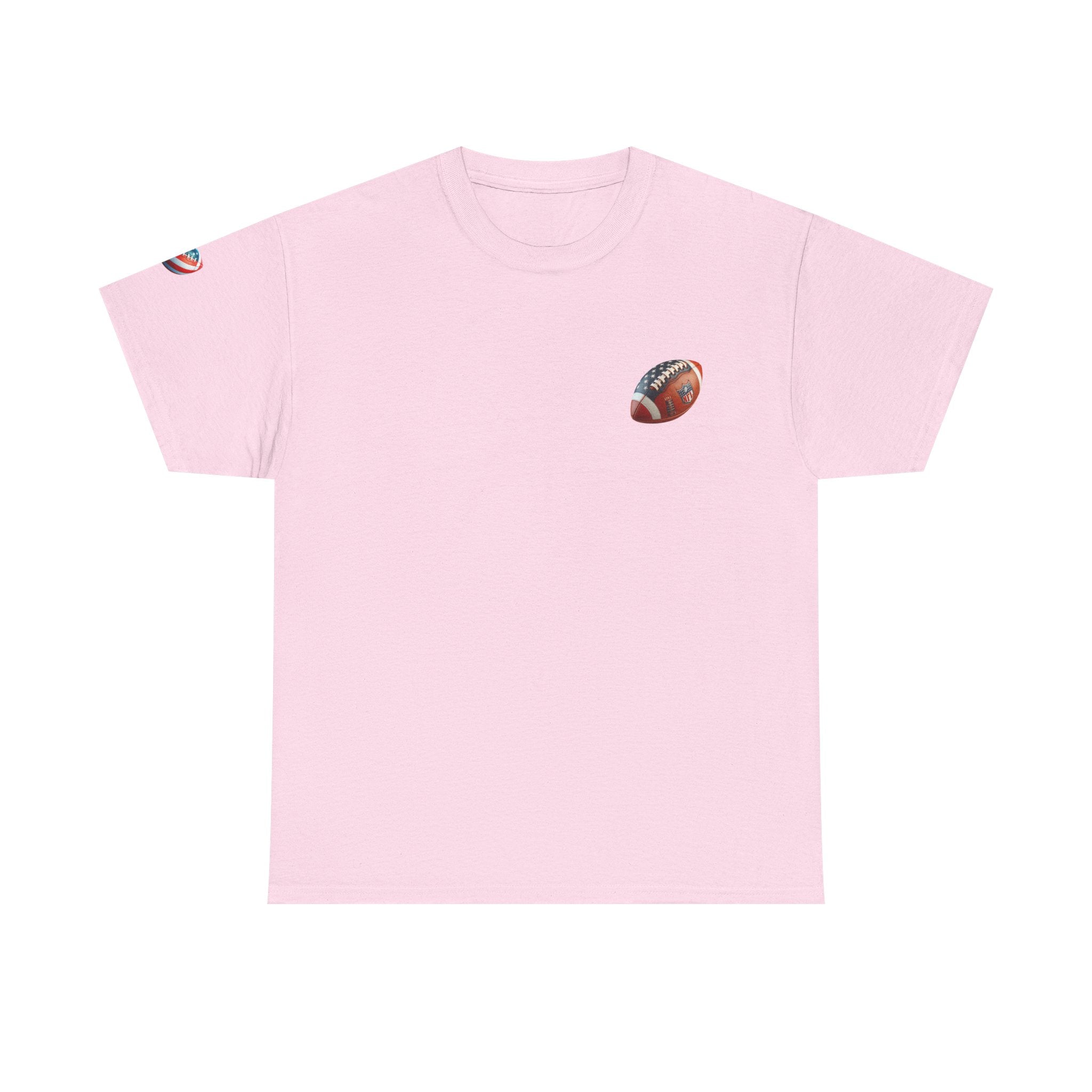 Skull Helmet Football Tee — Grunge Athletic Graphic T‑Shirt