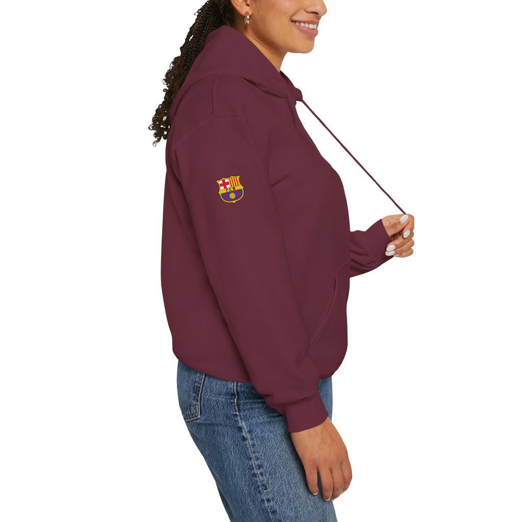 Hoodie  Barcelona Crest Hoodie with Small Badge