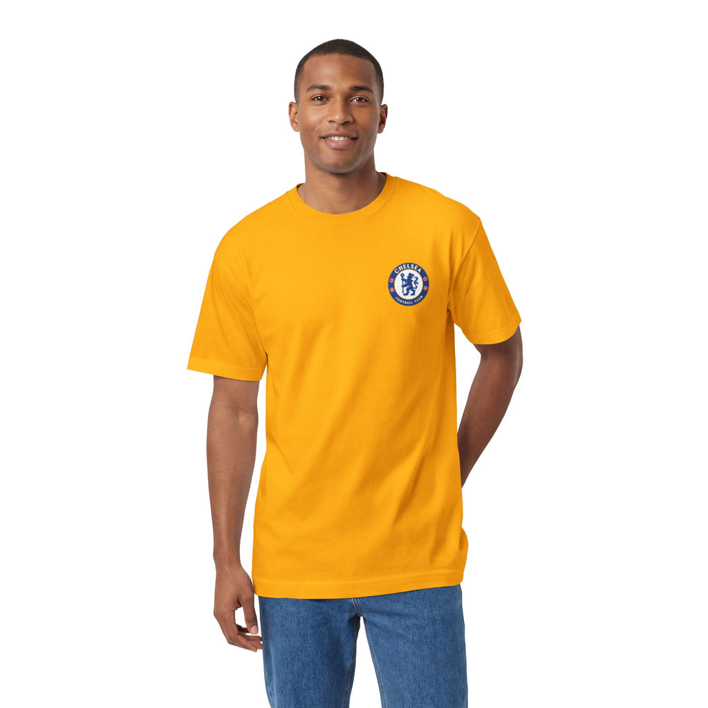 Chelsea Football Club Tee Minimal Crest Front & CHELSEA Back