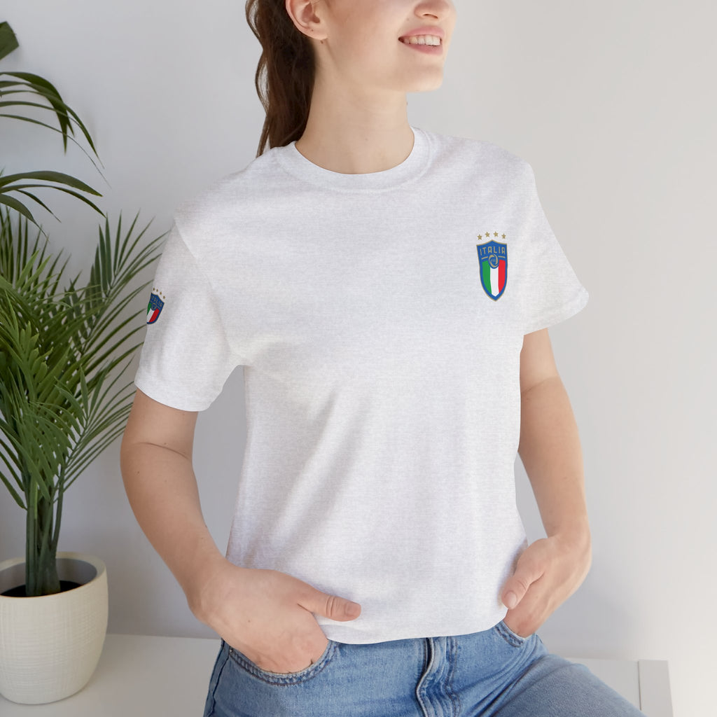 Italy Crest Tee  Italian Flag Shield T-Shirt