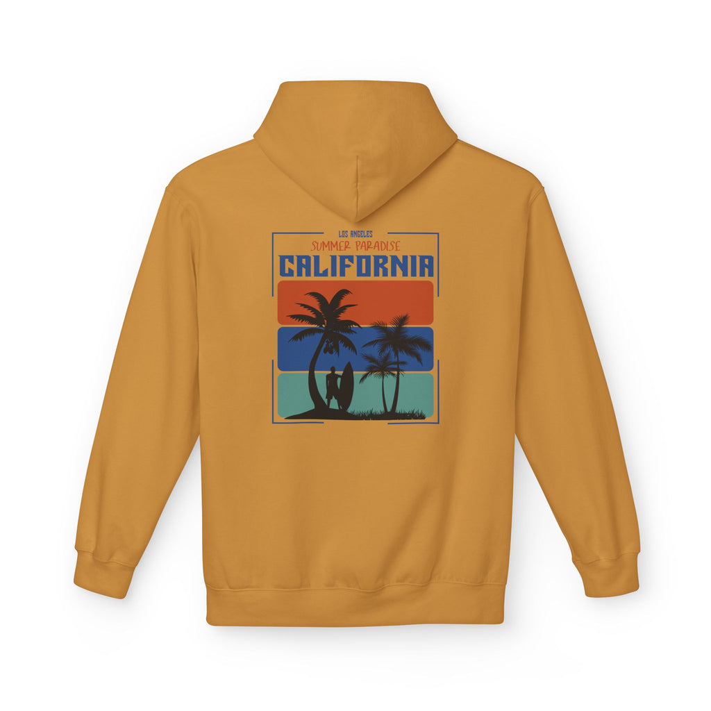 California Sunset Surf Hoodie  Summer Vacation Beach Pullover
