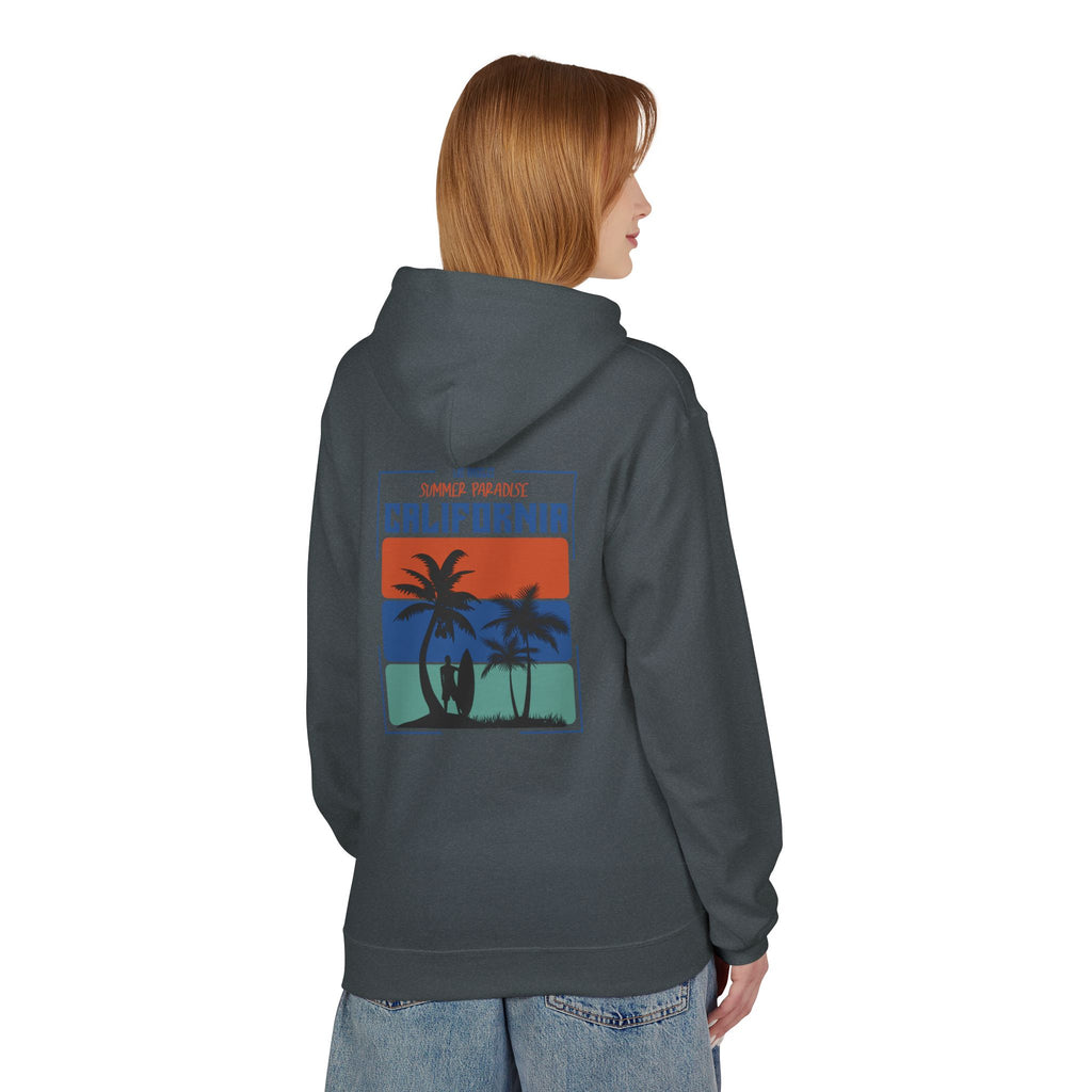 California Sunset Surf Hoodie  Summer Vacation Beach Pullover