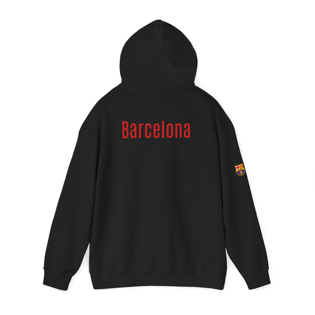 Hoodie  Barcelona Crest Hoodie with Small Badge