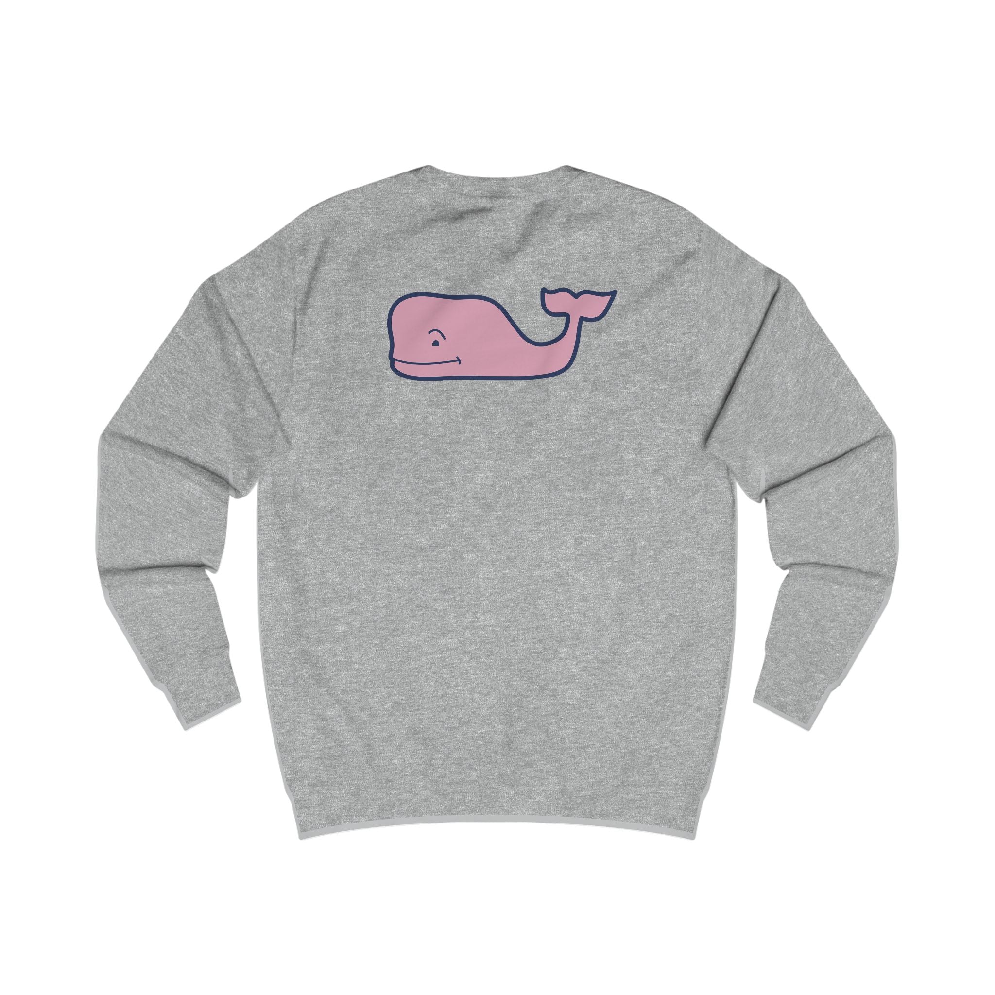 Pink Whale Vineyard Vines sweatshirt | Minimal Logo Crewneck