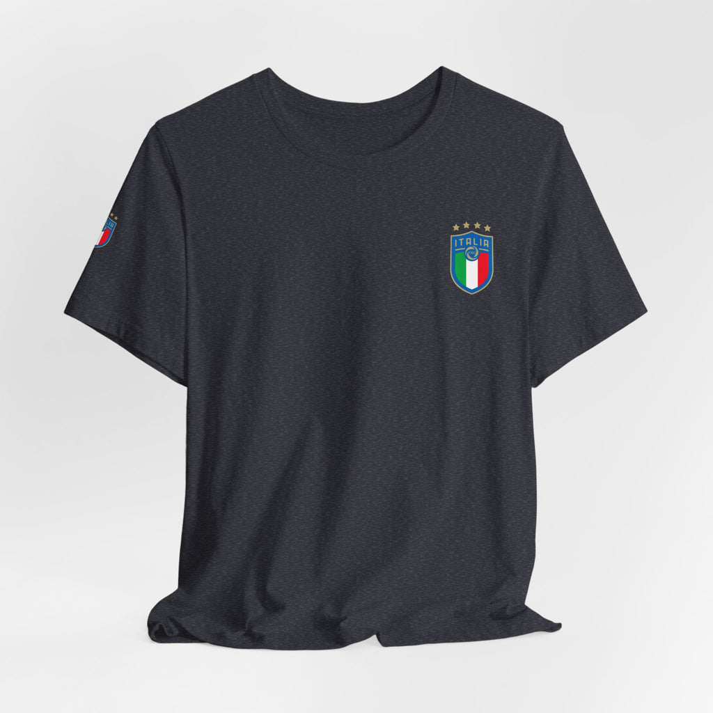 Italy Crest Tee  Italian Flag Shield T-Shirt