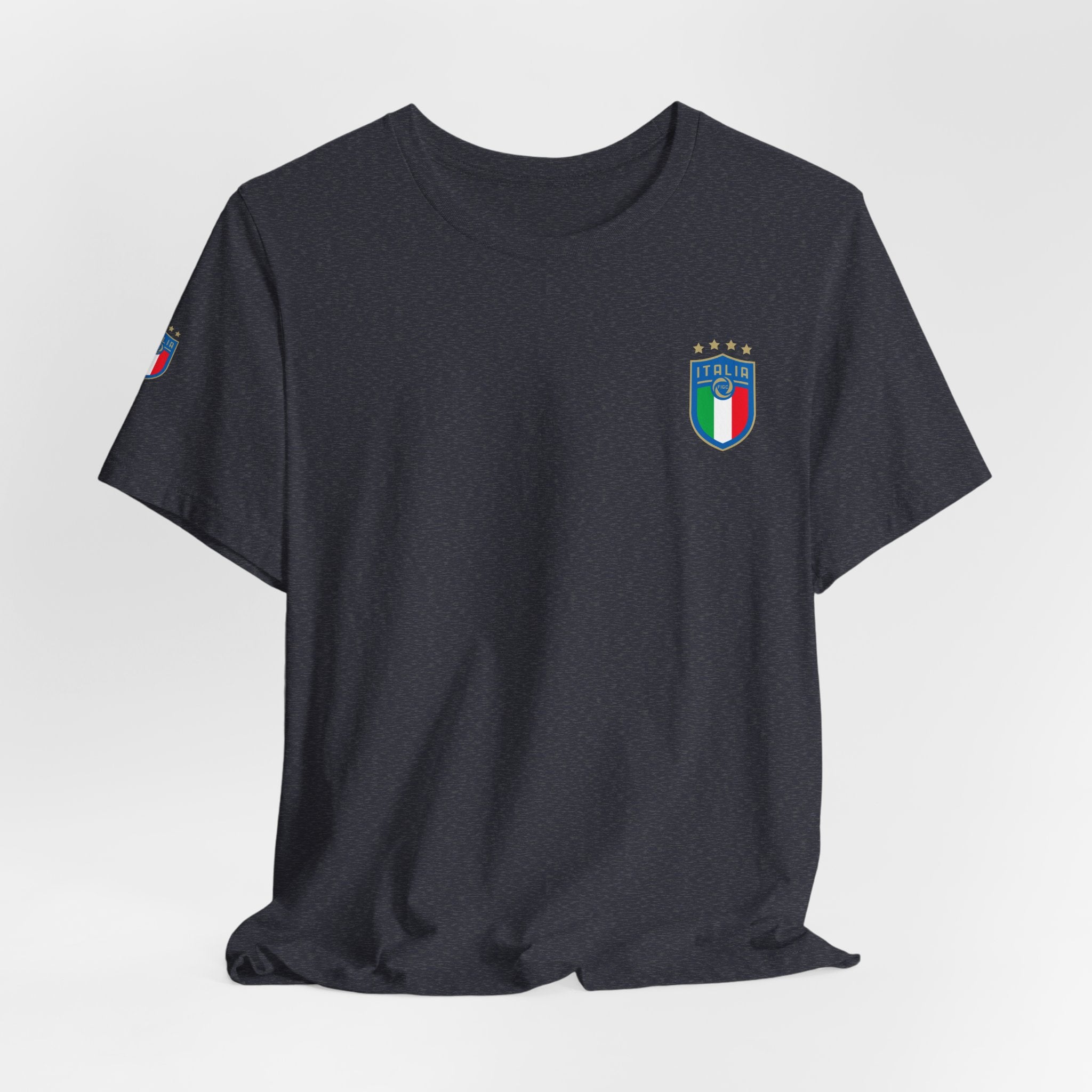 Italy Crest Tee  Italian Flag Shield T-Shirt
