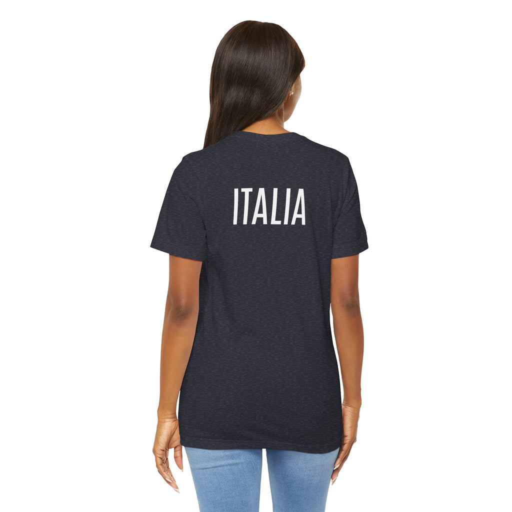 Italy Crest Tee  Italian Flag Shield T-Shirt